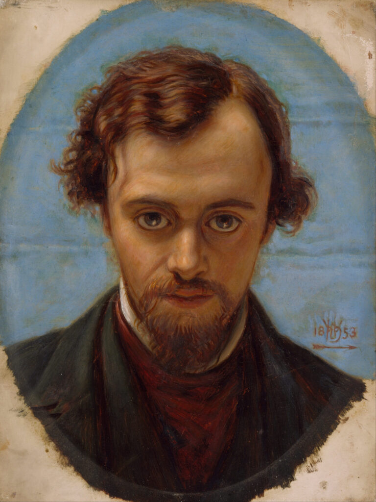 William Holman Hunt_-_Portrait_of_Dante Gabriel Rossetti at 22 years of Age
